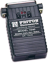 Patton 1040UF RS-232 ASYNC/SYNC SELF POWERED LINE DRIVER; DB25F; SURGE PROTECTION