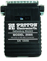 Patton 2089 RS232/RS485 CONVERTER,DB9F/RJ45