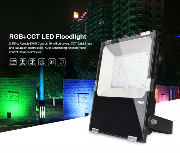 Synergy 21 LED floodlight 50W RGB-WW (RGB-CCT) IP65 230V *Milight/Miboxer*