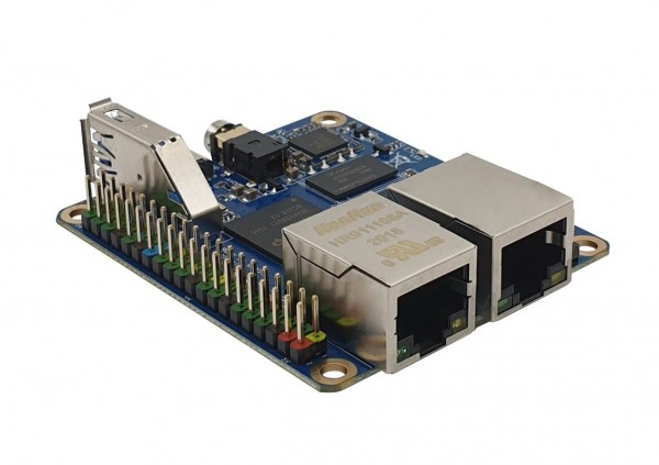 Rock Pi E D4 Dual Ethernet Board RK3328 512MB RAM oh. Wifi/B