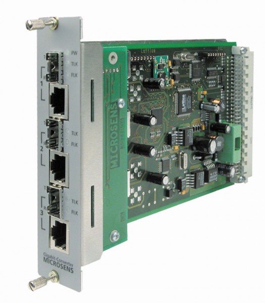 Microsens Gigabit Ethernet 3 Port Access Modul