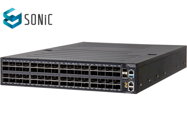 EdgeCore Switch full manged 64 Port • 64 x 800G OSFP800 • 19" 2 HE • Datacenter Switch • Back-to-front • AIS800-64O-AF