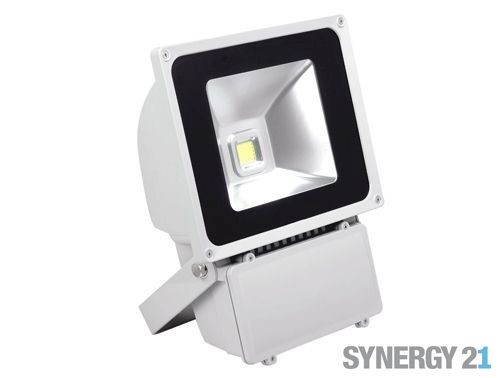 Synergy 21 LED outdoor object spotlight 80W gray housing - cool white V3