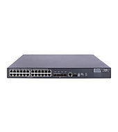 HP/3COM Switch 5800-24G-POE+, 1000Mbit, 24xTP+4xSFP/SFP+-Slot