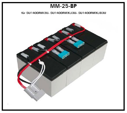 ALLNET RBC25-MM-BP-OEM / Batteries with cable for SU1400RMXL