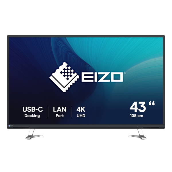 TFT 42,5&quot; EIZO FlexScan EcoView 4K UHD EV4340X-BK Monitor schwarz, IPS-Panel