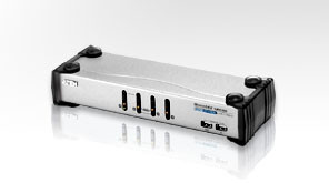 Aten KVM-Switch 4-f. Audio/VGA/USB/DVI CS-1764,EB897,(Tasta