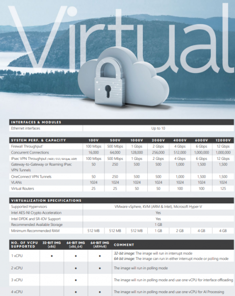 Clavister NetWall 4000V NGFW Enhanced Services, Monthly