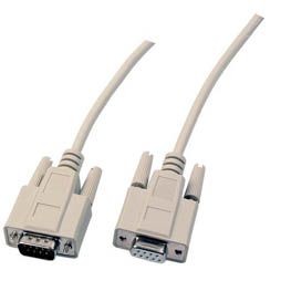 Kabel seriell DB9pol=&gt;DB9pol St/Bu 10m