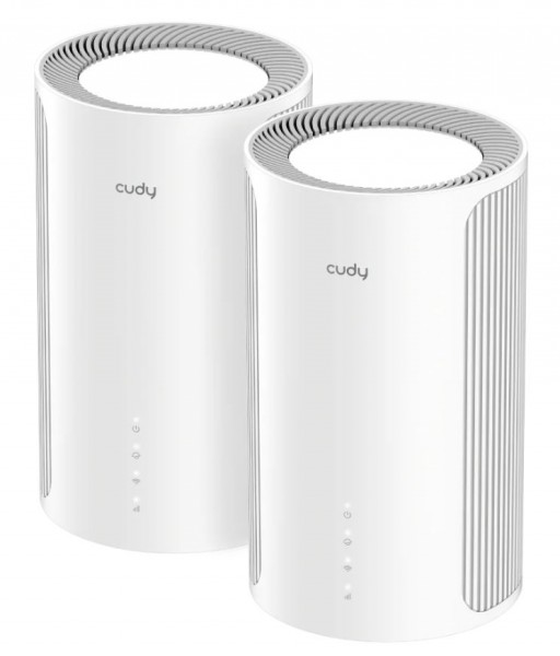 Cudy BE11000 Tri-Band Wi-Fi 7 Mesh 2.5G Solution, M11000(2-Pack)