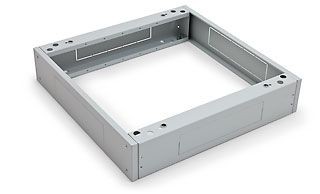 Triton 19"Schrank,zbh. Sockel, B600xT 600, Lichtgrau, bis 1900Kg, universell(ausgenommen RSX)