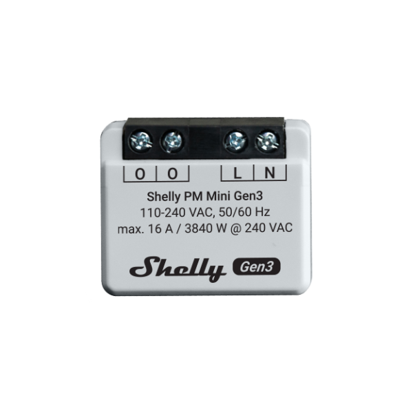Shelly · Unterputz · "PM Mini Gen. 3" · 2er Pack · WLAN · BT