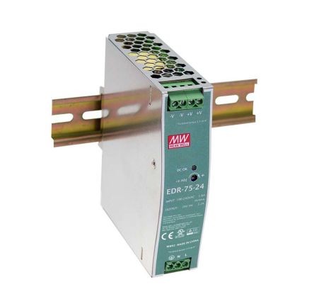 Mean Well power supply - 12V 75W DIN rail