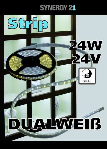 Synergy 21 LED Flex Strip 120 DW (CCT) DC24V 24W per color IP20