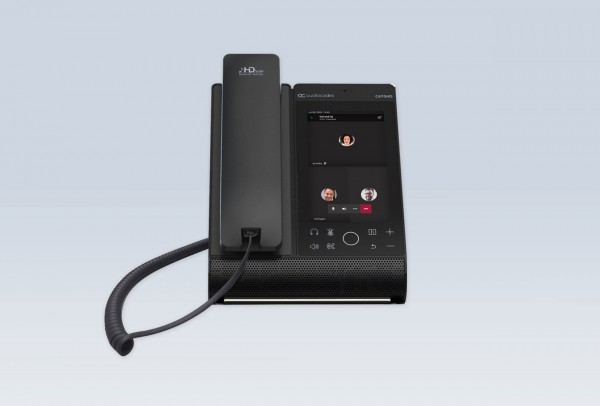 AudioCodes Teams C470HD Total Touch IP-Phone PoE GbE with integrated BT and Dual Band WiFi