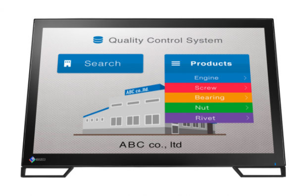 Eizo DuraVision Touch Monitor FDF2382WT-BK schwarz 23"Zoll, IPS-Panel