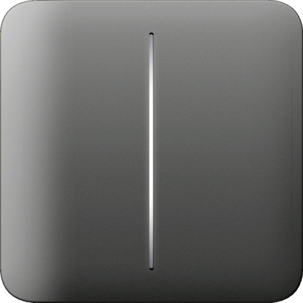 Ajax Homeautomation Zubehör LightSwitch SoloButton (2-gang) horizontal *weiß*