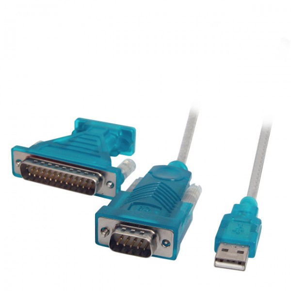 Kabel USB2.0/RS232 Converter, aktiv A-Stecker/DB9-Stecker 1.8m