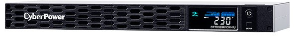 CyberPower USV, PFC-Serie, 19&quot; 1HE, 700VA/420W, Line-Interactive, reiner Sinus, USB/RS232,