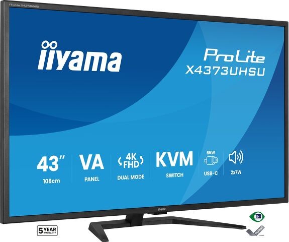 TFT 42,5"/108cm iiyama ProLite X4373UHSU *schwarz*