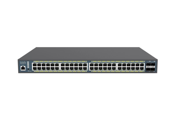EnGenius Switch full managed Layer 2+ 52 Port • 48x 1 GbE • PoE Budget 740W • 48x PoE at • 4x SFP • 19&quot; • EWS7952FP-FIT • FitCon/FitXpress