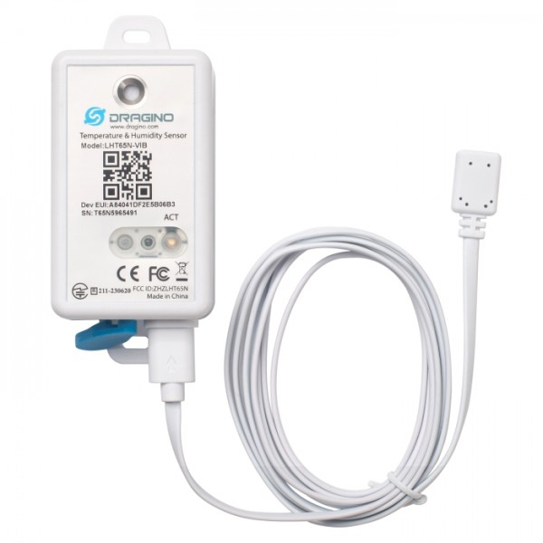DRAGINO · Sensor · LoRa · Temperature, Humidity and Vibration Sensor Node · LHT65N-VIB-EU868