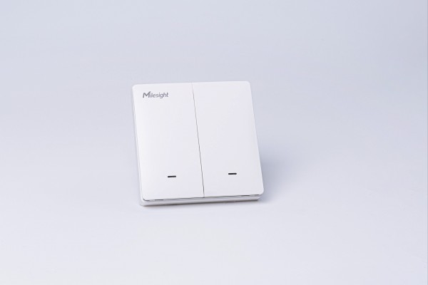 Milesight IoT Wall Switch, WS502-868M-2W-W11-EU LoRaWAN / 2-wire / 2 button