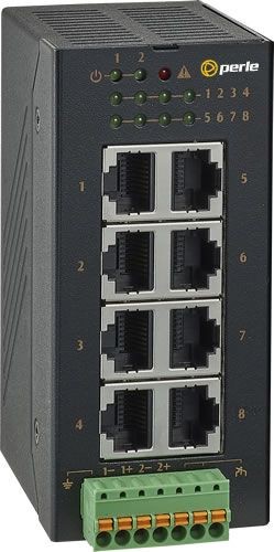 Perle IDS-108FE-XT Industrial Ethernet Switch