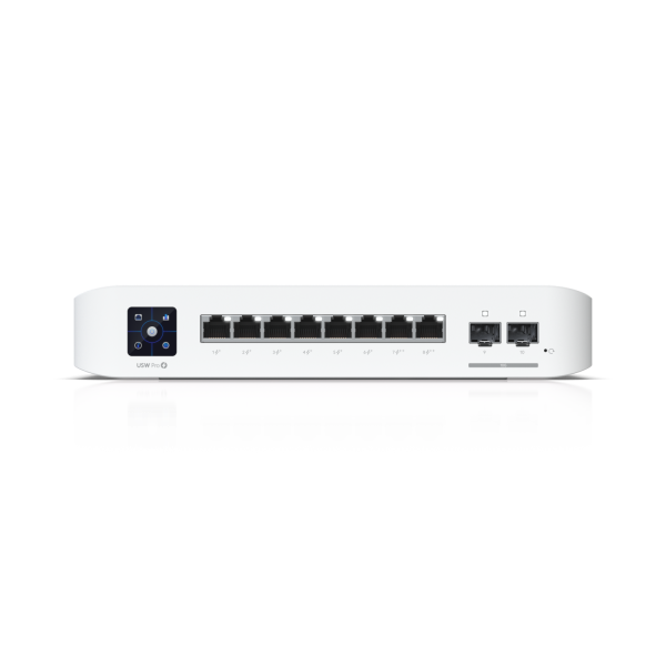 Ubiquiti UniFi Switch Pro / 8 Port / 120W / PoE++ / 2 SFP+ Ports / USW-Pro-8-POE