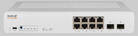 CommScope Ruckus Switch Full Managed Layer3 12 Port Â• 2x 10 GbE Â• 2x 2.5 GbE Â• 6x 2.5 GbE Â• PoE Budget 240 W Â• 6x PoE at Â• 2x SFP+ **Promo Velocity**