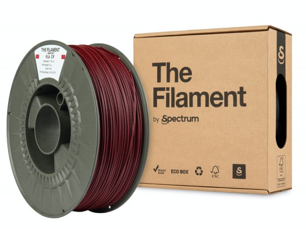 The Filament · PLA CF · RED · 1.75mm · 1kg
