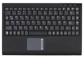 ALLNET 19&quot;Schrank, zbh. Tastaturboden, zbh. Tastatur, USB, mit Touchpad, KeySonic,