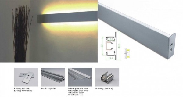 Synergy 21 LED U-profile 200cm, ALU050