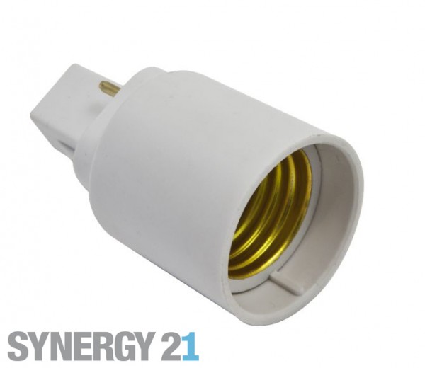 Synergy 21 LED Adapter for LED Bulbs G24-&gt;E27