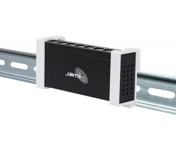 Shelly - DIN rail - &quot;Pro Distribution Switch 7&quot; - 7x Pro connections - 1x LAN input - Fanless - by ALLNET