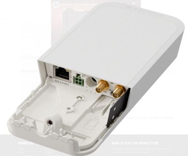 MikroTik wAP Lora LR8G Kit Gateway, RBwAPR-2nD&amp;R11e-LR8G