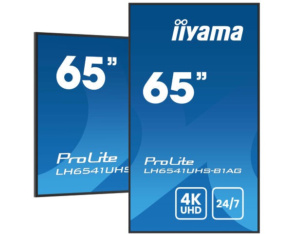 TFT 64,5&quot;/164cm Iiyama ProLite LH6541UHS *schwarz* 16:9 24/7