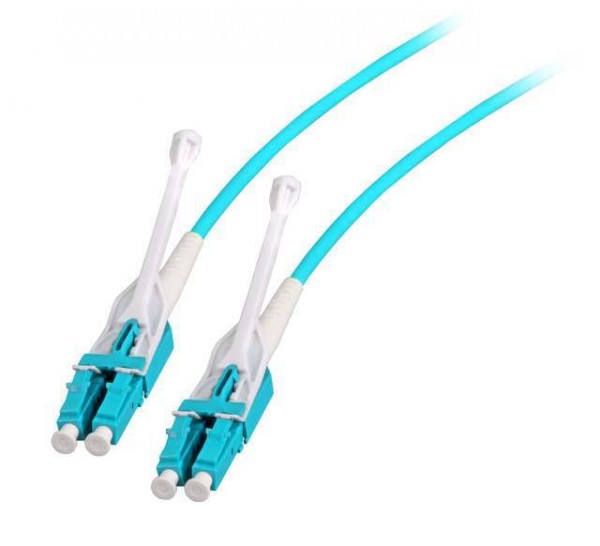 LWL-2-Faser-Patchk. 15mtr.LC-LC, 50/125um,OM3, Uniboot, AD=3mm,
