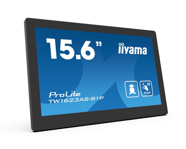 Iiyama Touchpanel-PC 15,6&quot;/39,5cm ProLite TW1623AS *schwarz* 16:9 24/7