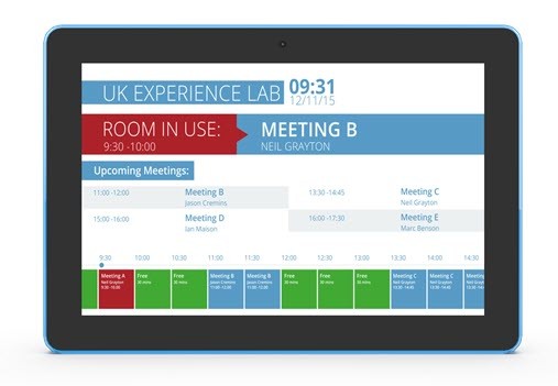 ALLNET meeting room RGB LED tablet 10 inch RK3568, 8GB/32GB, Wifi, Android 11, NFC, color black, MeetOne-101-C0