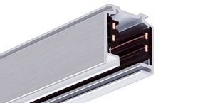 Synergy 21 by EUTRAC 3~AUFBAUSCHIENE, silver, 1 meter