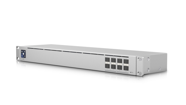 Ubiquiti Switch full managed Layer2 8 Port • 8x SFP+ • 19" • Lüfterlos • UniFi • USW-Aggregation