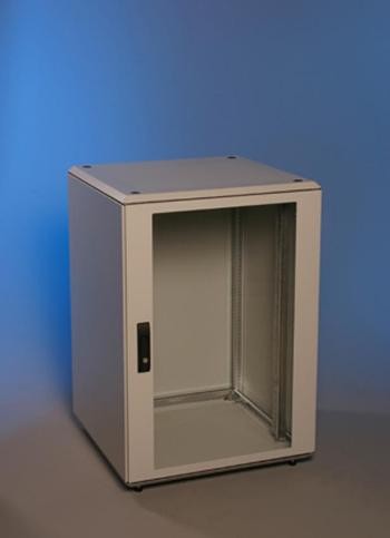 Vertiv(Knürr) Schrank Smaract 24HE,B600/T800,T-Nut,Lichtgrau, IP54,