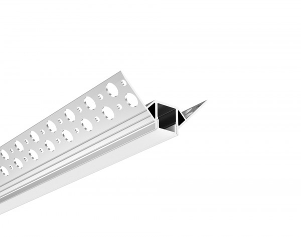 Synergy 21 LED U-profile 200cm, ALU070-R plasterboard corner profile