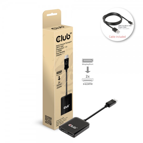 Video Splitter 2x HDMI *Club3D*