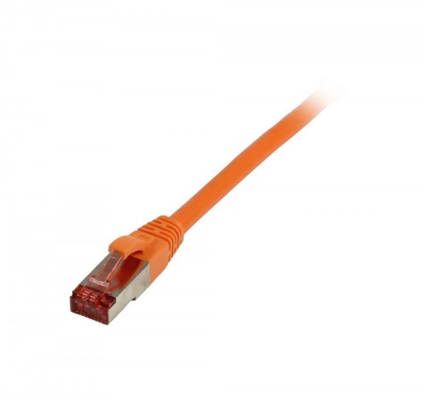 Patchkabel RJ45, CAT6 250Mhz, 5m orange, S-STP(S/FTP),TPE/LSZH(Superflex), Synergy 21,