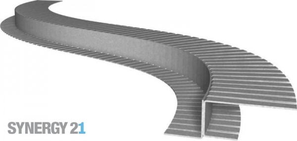 Synergy 21 LED profile 200cm, zinc sheet TYP-C Flex