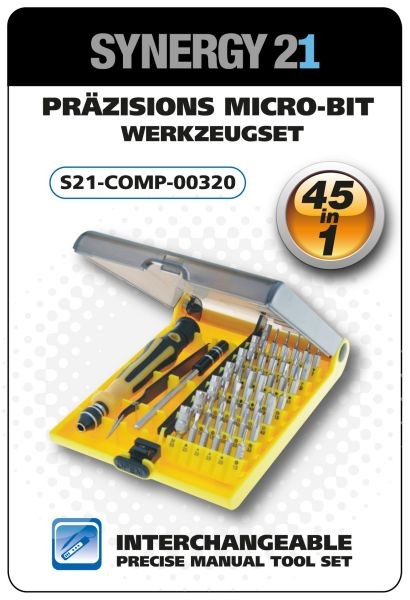 Synergy 21 Tools Screwdriver Set, Toolkit/Tool