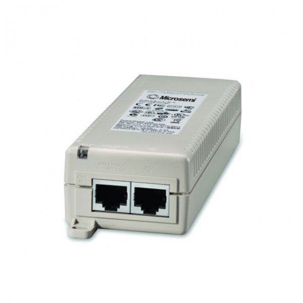 Microsemi PoE Injector Single Midspan, 1-port, 15,4W, PoE Midspan PD-3501G/AC-EU