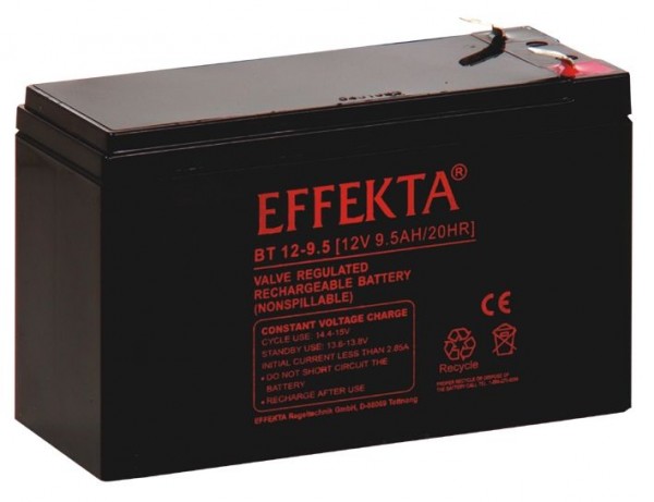 Effekta zbh. Akku, 12V-9,5AH,